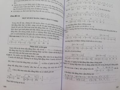 Những kỹ năng đặc sắc giải toán bất đẳng thức 