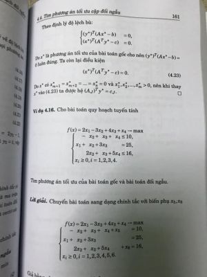 Tối ưu tuyến tính và ứng dụng - Nguyễn Hữu Điển 