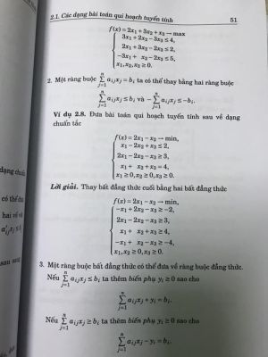 Tối ưu tuyến tính và ứng dụng - Nguyễn Hữu Điển 