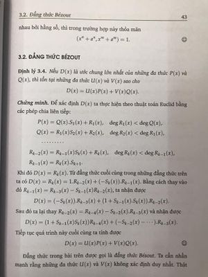 Đa thức và ứng dụng