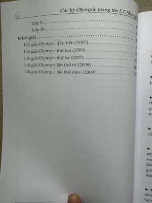 CÁC KỲ OLYMPIC MANG TÊN - KVANT 113 - Sharygina, Zaslavsky 2005-2009 - Nguyễn Hữu Điển dịch