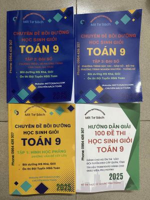 Combo Bồi dưỡng HSG Toán 9 (miễn phí giao hàng)