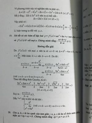 Chuyên đề bồi dưỡng HSG THCS Phương trình bậc hai và ứng dụng - Nguyễn Đức Tấn