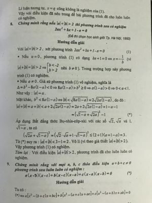 Chuyên đề bồi dưỡng HSG THCS Phương trình bậc hai và ứng dụng - Nguyễn Đức Tấn