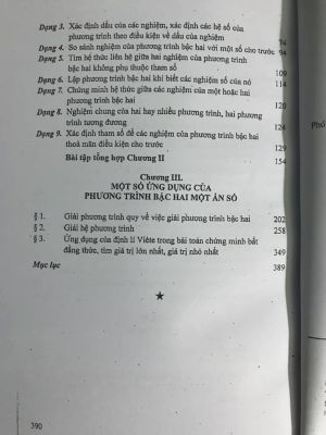 Chuyên đề bồi dưỡng HSG THCS Phương trình bậc hai và ứng dụng - Nguyễn Đức Tấn