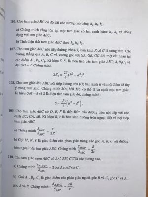 Tài liệu chuyên Toán - Bài tập Hình học 10 - Đoàn Quỳnh