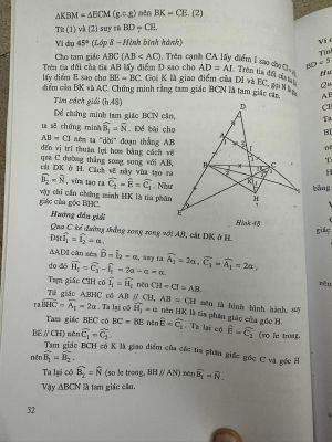 Tìm các giải bài toán hình học THCS - Vũ Hữu Bình