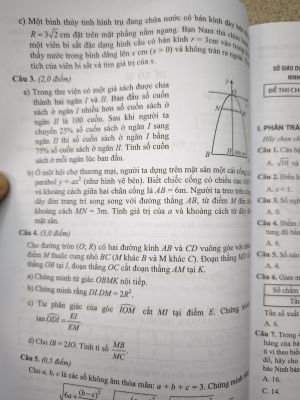 Đề thi vào 10 môn Toán - Nguyễn Đức Tấn - Võ Mộng Trình