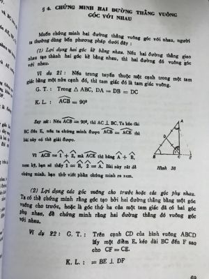 Định lý hình học và các phương pháp chứng minh  -Hứa Thuần Phỏng