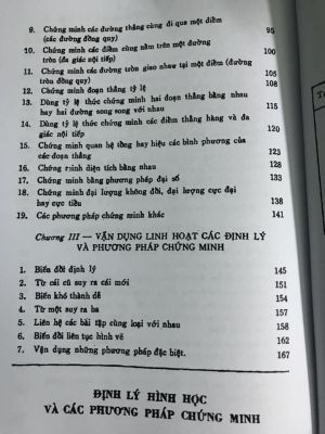 Định lý hình học và các phương pháp chứng minh  -Hứa Thuần Phỏng
