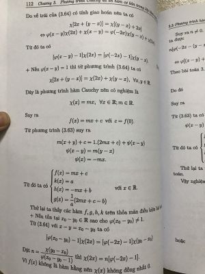 Phương trình hàm cơ bản với đối số biến đổi  - Nguyễn Văn Mậu