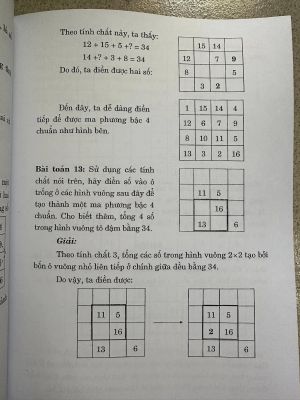 Phát triển tư duy Toán học 5: Ma phương, sodoku và bài toán ô số