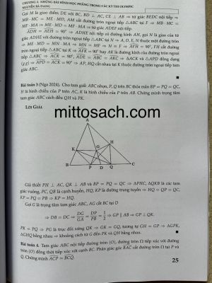 Một số chủ đề hình học bồi dưỡng HSG dự thi cấp quốc gia 2024-2025