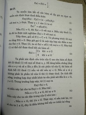 200 bài vô địch Toán - Tập 8: Phương trình hàm