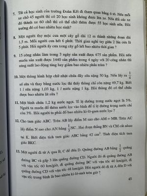 Tuyển chọn 10 năm toán tuổi thơ - tuyển chọ các đề thi toán tiểu học - Vũ Kim Thủy, Nguyễn Xuấn Mai, Trần Thị Kim Cương