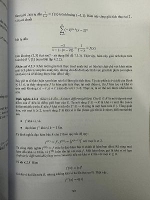 GIẢI TÍCH II - Terence Tao