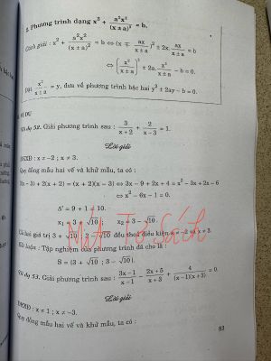 Tự luyện phương trình đại số theo chủ đề  - Nguyễn Đức Tấn