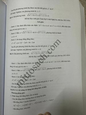 Bồi dưỡng HSG TOÁN 9 - Tập 2 - Đại số - Phương trình, hệ, căn thức, đa thức (miễn phí giao hàng)