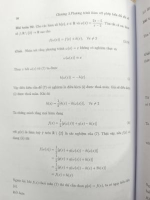 Phương trình hàm - Nguyễn Văn Mậu