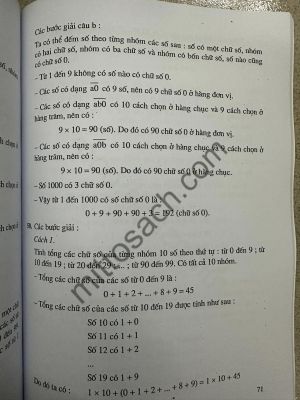 Các dãy số ở tiểu học