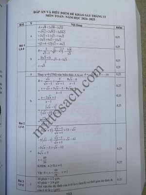 101 đề Khảo Sát, Thi Thử vào lớp 10 Tại Hà Nội (Chương trình mới)
