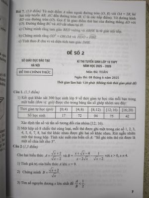 Đề thi vào 10 môn Toán - Nguyễn Đức Tấn - Võ Mộng Trình