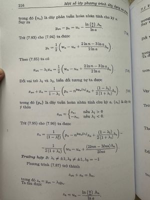 SAI PHÂN & ĐỊNH LÝ ÁP DỤNG -Nguyễn Văn Mậu