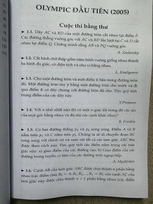 CÁC KỲ OLYMPIC MANG TÊN - KVANT 113 - Sharygina, Zaslavsky 2005-2009 - Nguyễn Hữu Điển dịch