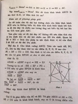 Các bài toán về giá trị lớn nhất, nhỏ nhất trong hình học phẳng THCS - Vũ Hữu Bình