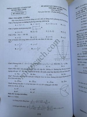 102 đề Khảo Sát, Thi Thử vào lớp 10 Các Tỉnh Thành (Chương trình mới)