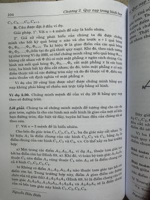 VỀ QUY NẠP TOÁN HỌC - Sominsky, Golovina, Yaglom - Nguyễn Hữu Điển dịch