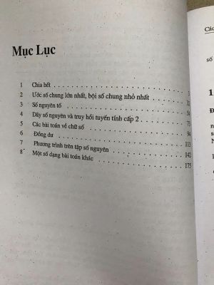 Bài giảng số học tập 1 - Nguyễn Vũ Lương