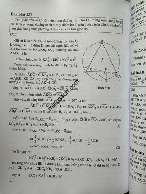 Các bài toán hình học hay nhiều cách giải - Tập 1 - Hình phẳng