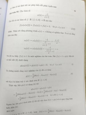 Phương trình hàm - Nguyễn Văn Mậu