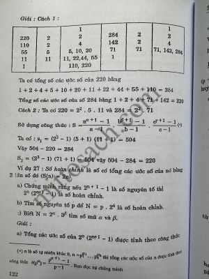 CÁC CHUYÊN ĐỀ MÔN TOÁN ( dùng cho học sinh giỏi cấp 2)  tập 1 - Trương Công Thành, Nguyễn Hữu Thảo