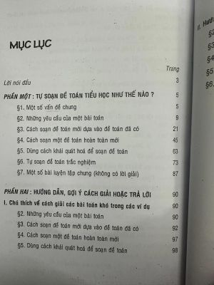 Phương pháp sáng tác đề toán tiểu học