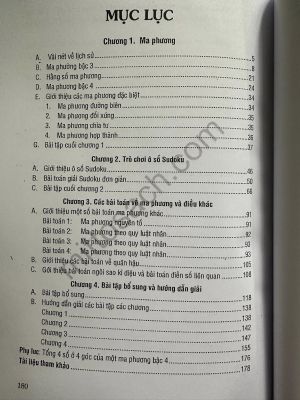 Phát triển tư duy Toán học 5: Ma phương, sodoku và bài toán ô số