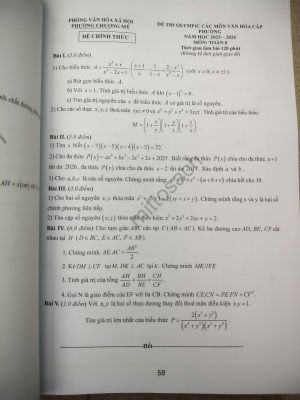 TUYỂN CHỌN & HƯỚNG DẪN GIẢI 100 ĐỀ THI HSG TOÁN 8-2026