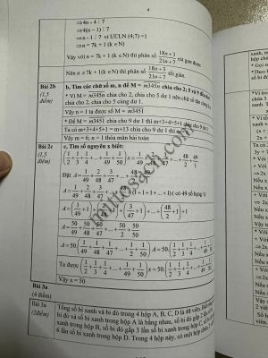 Tuyển chọn và hướng dẫn giải 123 đề thi học sinh giỏi Toán 6 (năm 2023-2024)