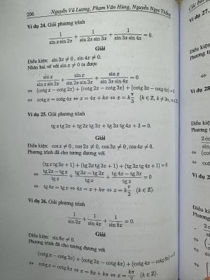 Một số bài giảng về phương trình lượng giác