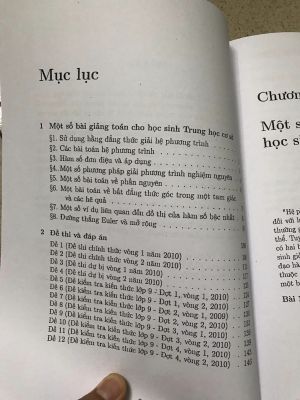 Một số bài giảng cho HS lớp 9 - Khối chuyên Toán năm 2010