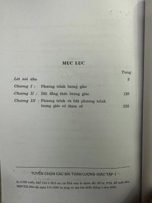 Tuyển Chọn Cac Bài Toán LƯỢNG GIÁC Tập 1 - Phan Huy Khải