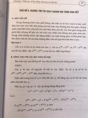 Sáng tạo số học - TS Nguyễn Ngọc Giang (miễn phí giao hàng)