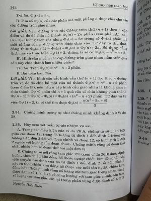 VỀ QUY NẠP TOÁN HỌC - Sominsky, Golovina, Yaglom - Nguyễn Hữu Điển dịch