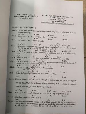 TUYỂN CHỌN & HƯỚNG DẪN GIẢI 100 ĐỀ THI HSG TOÁN 6-2026