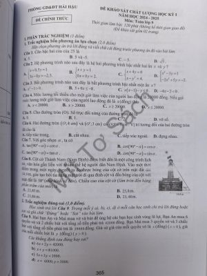 150 ĐỀ KIỂM TRA ĐỊNH KỲ TOÁN 9 - CHƯƠNG TRÌNH MỚI (Miễn phí giao hàng)