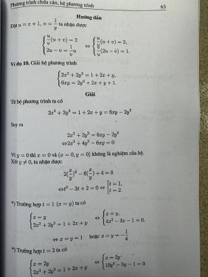 Hệ phương trình và phương trình chứa căn thức - Nguyễn Vũ Lương
