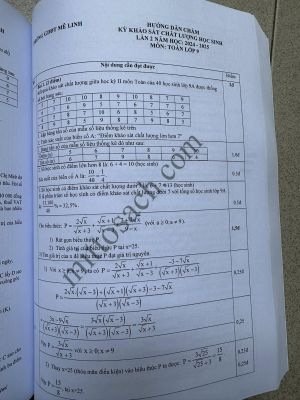101 đề Khảo Sát, Thi Thử vào lớp 10 Tại Hà Nội (Chương trình mới)