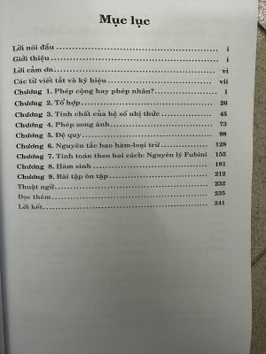 LỘ TRÌNH HỌC TỔ HỢP DÀNH CHO SINH VIÊN - Các chiến lược đếm - Titu Andresscu , Zuming Feng - Nguyễn Hữu Điển dịch