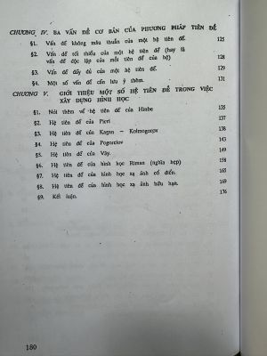 XÂY DỰNG HÌNH HỌC BẰNG PHƯƠNG PHÁP TIÊN ĐÊ - Nguyễn Mộng Hy